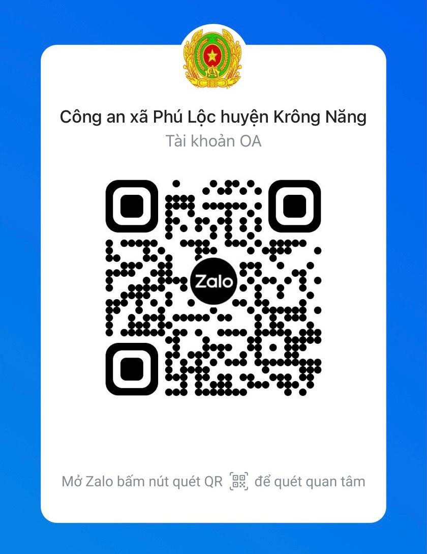 THÔNG BÁO CẤP SỐ ĐỊNH DANH CÁ NHÂN QUA TRANG ZALO OA CỦA CÔNG AN XÃ